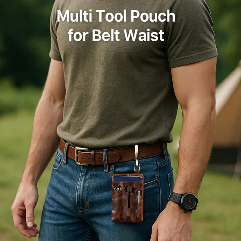 Outdoor Tool Flashlight Storage Bag With Large Hook Buckle