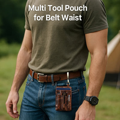 Outdoor Tool Flashlight Storage Bag With Large Hook Buckle