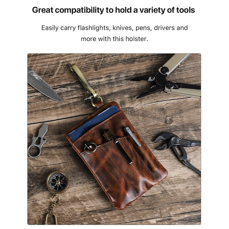 Outdoor Tool Flashlight Storage Bag With Large Hook Buckle
