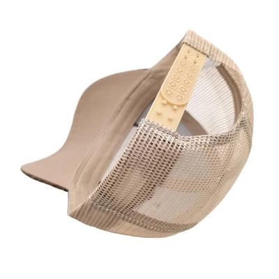 Silver 3d Metal Rooster Decor Westerm Embroidery Mesh Truck Hat (Pre-Sale)