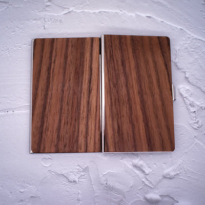 Custom Engraved Name Business Wooden Card Case - image 10