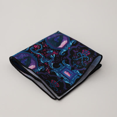 Men's Fancy Geometry Flower Pattern Business Pocket Square - Style #10 - image 13