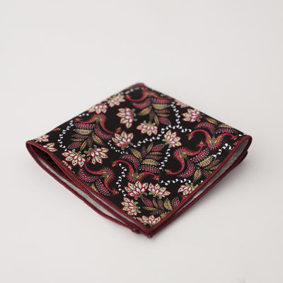 Men's Fancy Geometry Flower Pattern Business Pocket Square - Style #15 - image 18