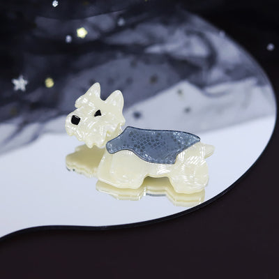 Handmade Fashionable Acrylic Dog Brooch - image 4