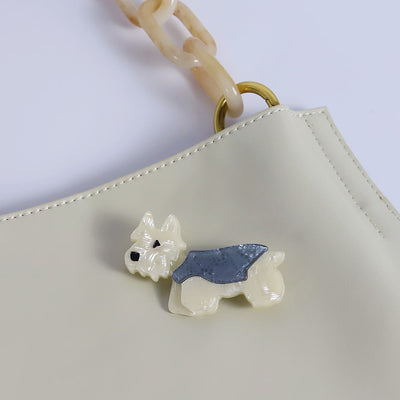 Handmade Fashionable Acrylic Dog Brooch - image 3