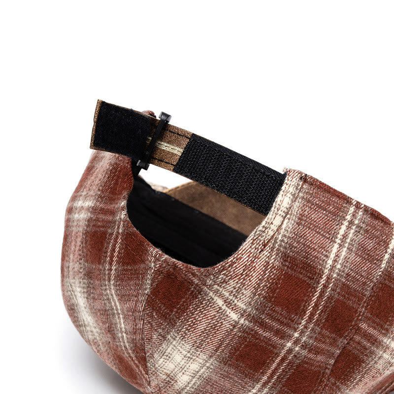 Autumn&Winter Japanese Retro Checkered Beret - image 4