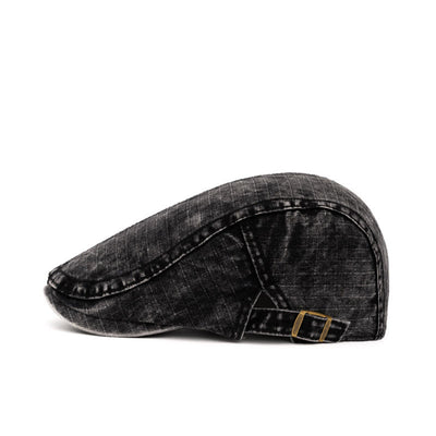 Spring & Summer Washed British Style Pure Cotton Beret - image 2