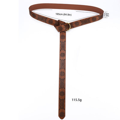 Medieval Style Halloween Women's Cosplay Belt Waist Seal Accessories - image 3