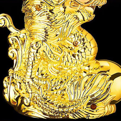 Embossed Golden Dragon Windproof Butane Lighter - image 6