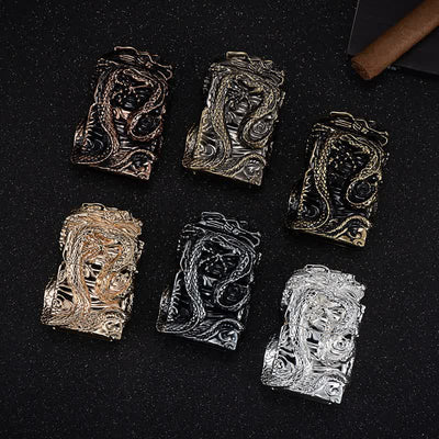 Retro Collection Relief Dragon Refillable Kerosene Lighter - image 2