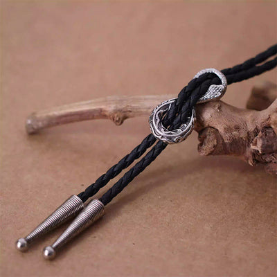 Vintage Silver Spirit Snake Bolo Tie Couple Accessories - image 3