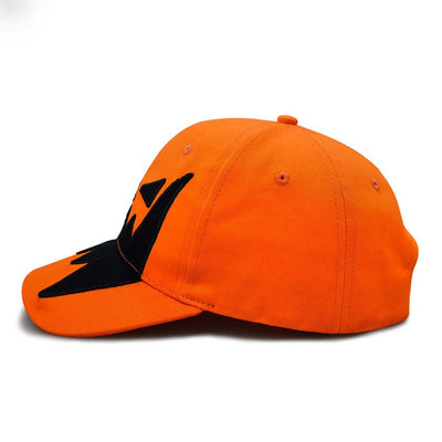 Halloween Quirky Big Mouth Printed Pumpkin Hat Baseball Cap - image 3