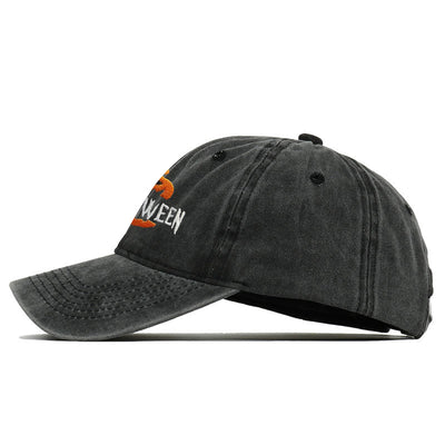 Halloween Horror Pumpkin Embroidered Baseball Cap Hat - image 2