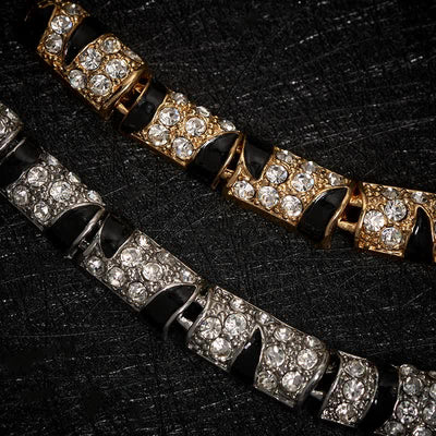 Men's Majestic Tiger Large Luxury Sparkling Rhinestone Brooch - image 9