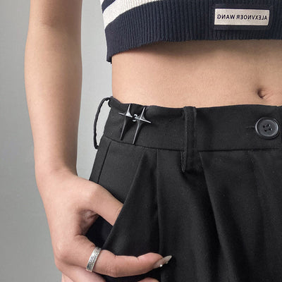 Fashional Star Decoration Hidden Belt Clip - Black - image 1