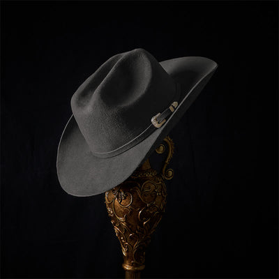 Customize Your Exclusive Logo Pure Color Cowboy Hat - image 4