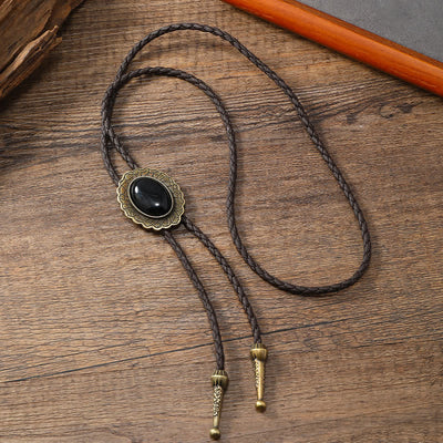FREE Today:Western Eagle Bird Turquoise Stone Bolo Tie - image 10