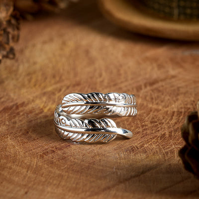 FREE Today: Solid Color Copper Vintage Banana Leaf Adjustable Ring - image 0