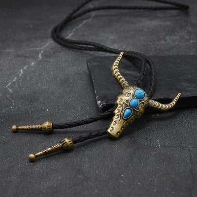 FREE Today: Western Turquoise Bull Pendant Bolo Tie - image 7