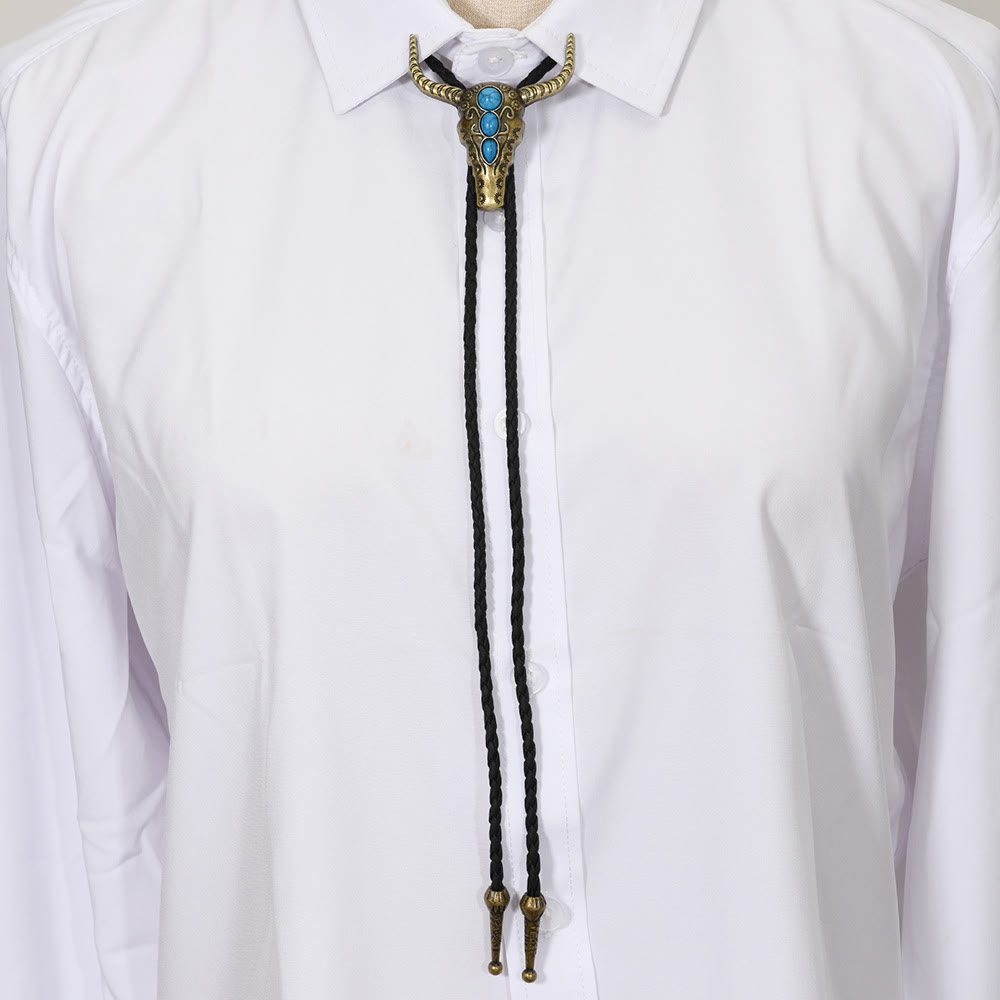 FREE Today: Western Turquoise Bull Pendant Bolo Tie - image 5