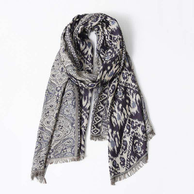 Ethnic Style Pattern Casual Scarf With Delicate Fringe - image 6