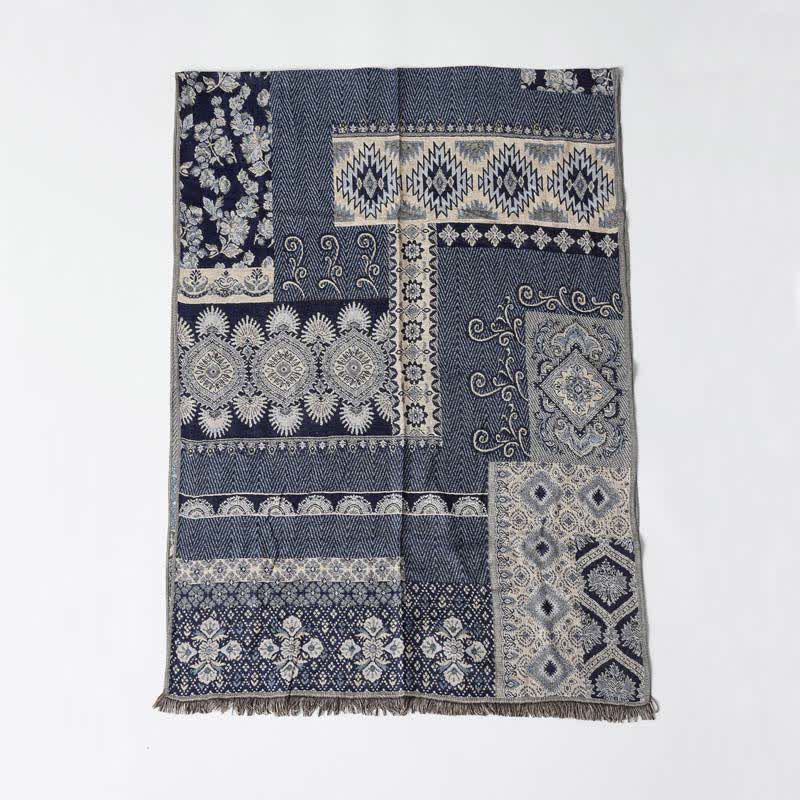 Ethnic Style Pattern Casual Scarf With Delicate Fringe - image 3