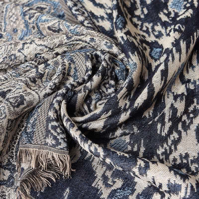 Ethnic Style Pattern Casual Scarf With Delicate Fringe - image 7