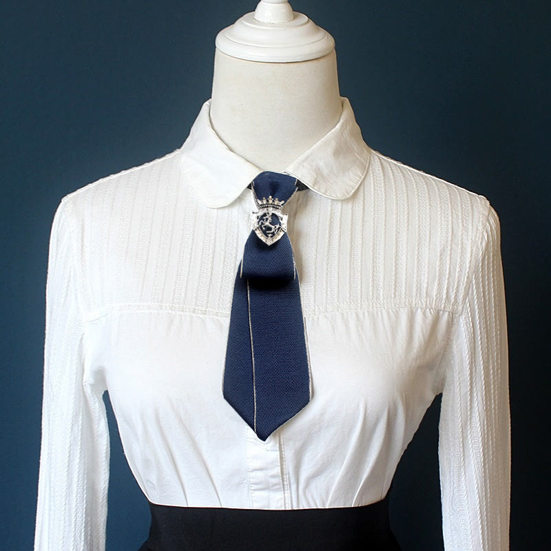 Shield Horse Pre-tied Unisex Necktie With Adjustable Band - image 2