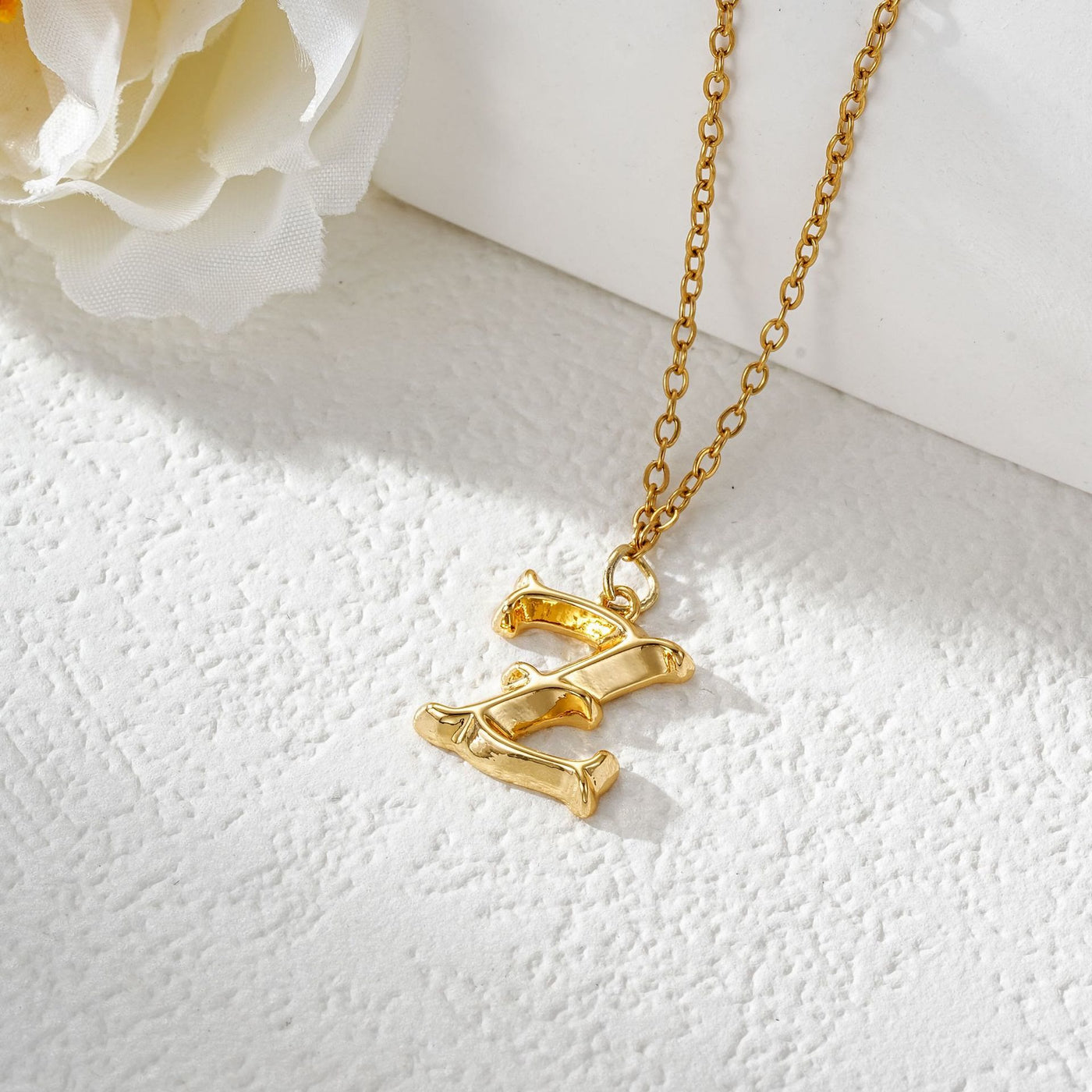 FREE Today: Elegant Golden & Sliver Letter Pendant Women's Necklace - Golden - Z - image 27
