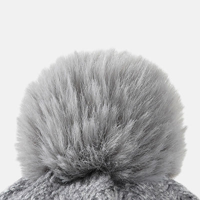 3Pcs Weaving Pattern Hat Neck Gaiter Gloves Set - image 4