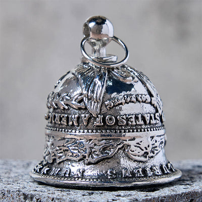 Vintage Morgan Silver Dollar Bell Keychain - image 3