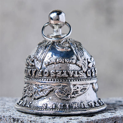 Vintage Morgan Silver Dollar Bell Keychain - image 4