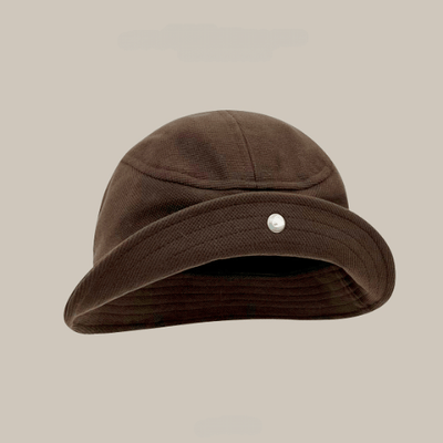 Keep Warm Brown Winter Flip Brim Fisherman Hat - Brown - Adjustable (About 21 5/8"-23 1/4") - image 0