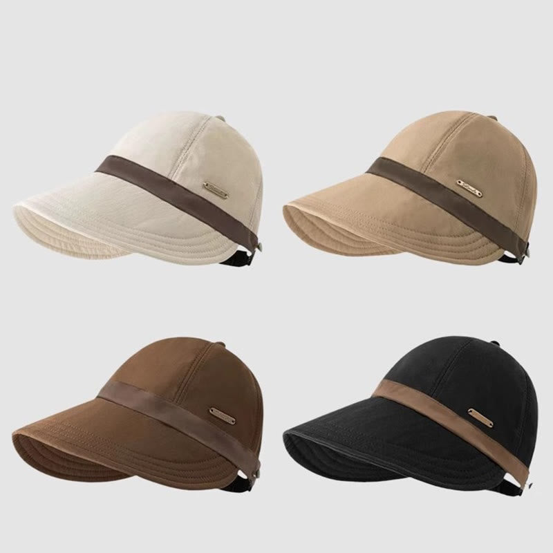 Adjustable Wide Brim Color Blocked Women's Fisherman Hat - image 0