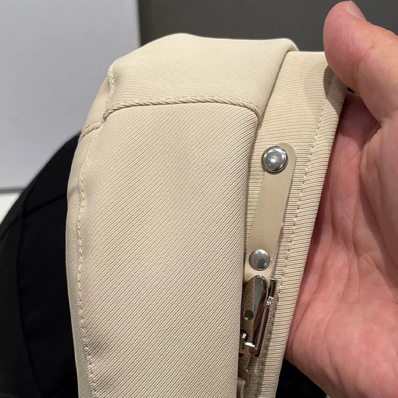 Winter Fashion Simple Metal Buckle Women's Beret Hat - image 4