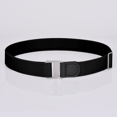 Men's Adjustable Elastic Shirt Stay Invisible Belt - Style #1 - Black - image 0