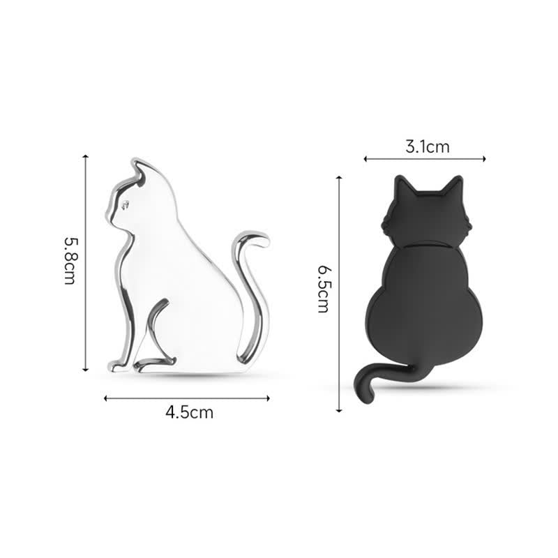 Decorative Cute Cat Pet Metal Sticker Car Badge - image 4