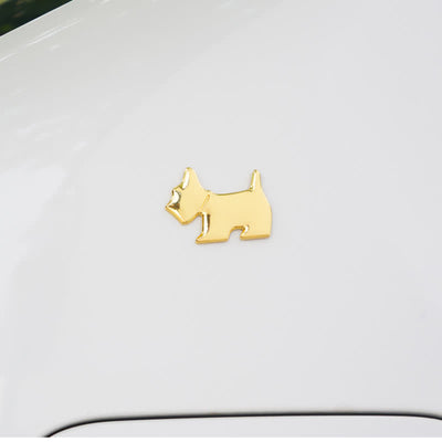 Cute Dog Metal Sticker Car Badge For Pet Lovers - image 7