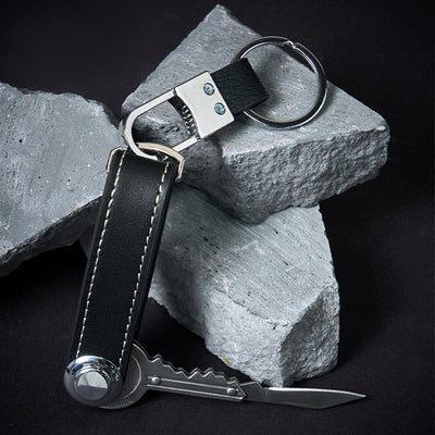 Large Capacity Portable Anti-theft Leather Key Organizer - image 6