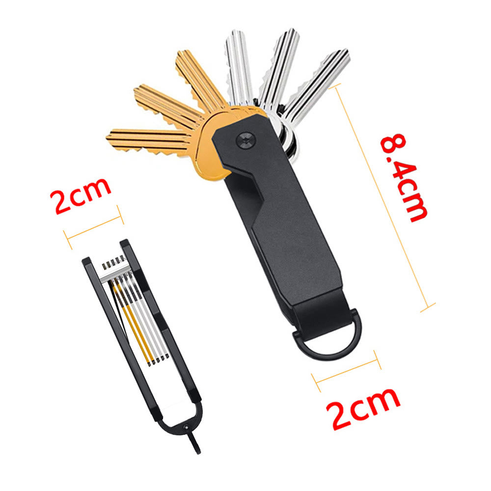 Portable Anti-lost Space-saving Metal Key Organizer - image 4