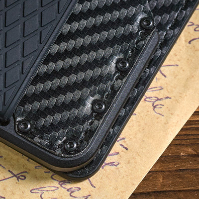 RFID Shielding Function Carbon Fiber Folding Tactical Wallet - image 5