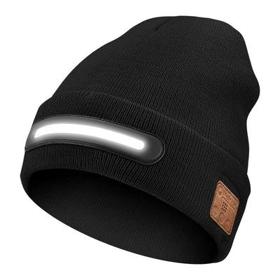Winter Warm Music Bluetooth Beanie Hat with Lighting - Style #2 - White Light + Bluetooth - M (22"-22 7/8") - image 10