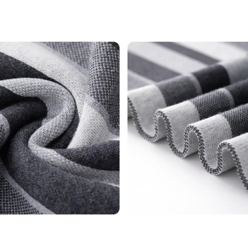 Men's Modern Professional Striped Business Scarf - image 6