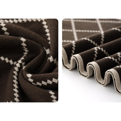 Men's Corporate Elegance Diamond Pattern Business Scarf - image 10