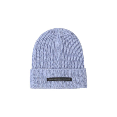 Winter Keep Warm Solid Color Knitted Beanie Hat - image 9