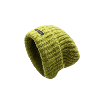Winter Keep Warm Solid Color Knitted Beanie Hat - Green - Adjustable (21 5/8"-22 7/8") - image 4