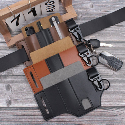 Outdoor Survival Tactical Wallet Leather Belt Bag - image 6