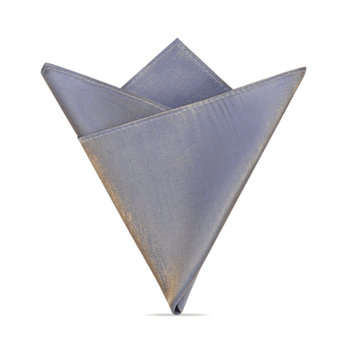 Men's Gentleman Solid Color Pocket Square For Suit - Grey - image 1
