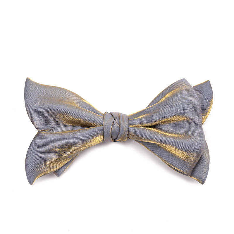 2Pcs Men's Solid Color Pocket Square Bow Tie - image 6