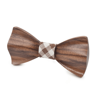 Unisex Creative Dark Wooden 3D Bow Tie - Style #1 - image 0